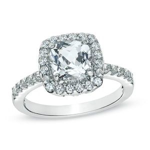 Gordon’s Jewelers White Sapphire 925 Sterling Silver Ring